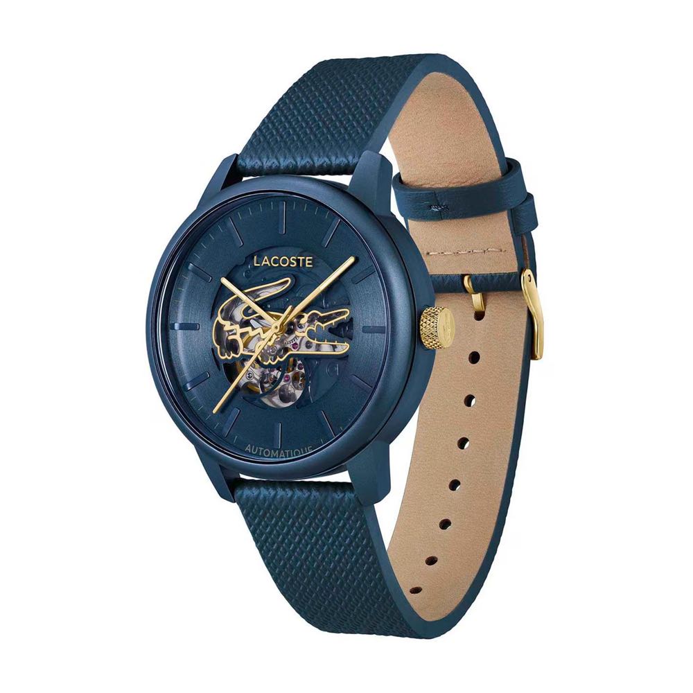 Reloj Lacoste 12.12 Automatico 2011385 Color Azul Marino/Azul Marino
