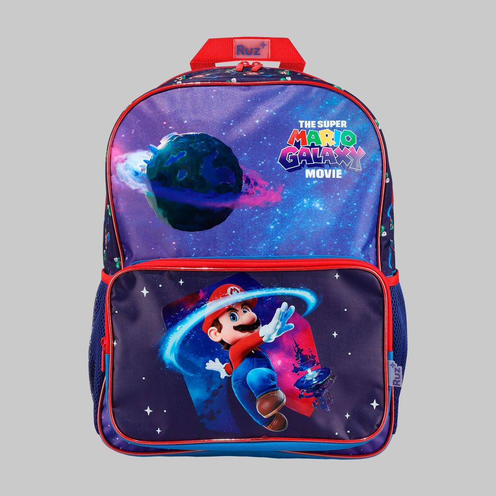 Mochila Ruz Super Mario Galaxy Movie Primaria